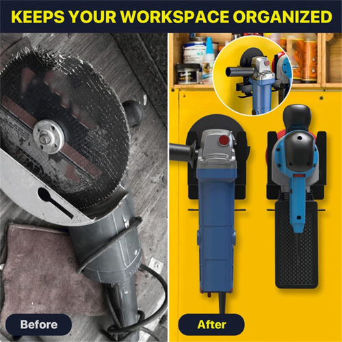 Angle grinder holder, wall mount, angle grinder frame, tool 2