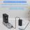 Charging manager digital display color screen charger hub for 3