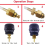 Oil filter wrench, draining tool and advanced oil funnel with engine thread. 2