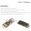 PD-adapter met kabel, mini PD-triggeractivering, voeding USB-A naar USB-C 4