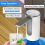 LED display water bottle pump, foldable electric, 1200mAh rechargeable 3