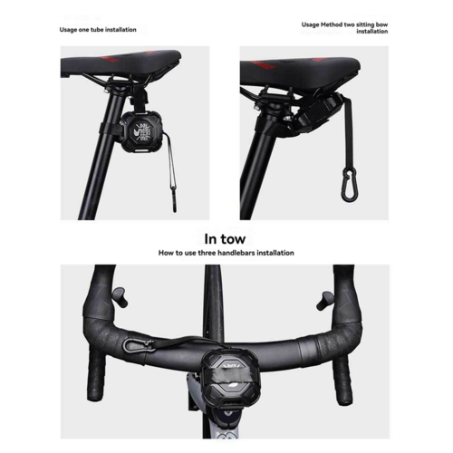 Bicycle tow rope device, automatically retractable 2