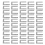 50 pieces U-type stainless steel protective double spike seal support 2