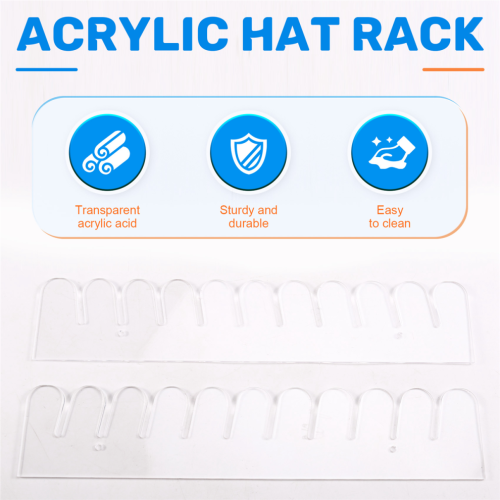 Hat stand organizer for baseball caps, acrylic hat holder and stand 2