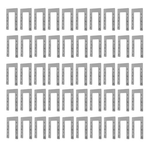 50 pieces U-type stainless steel protective double spike seal support 2