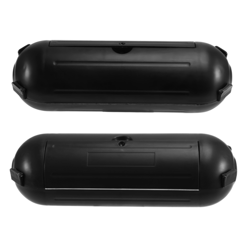 Extension cable safety cover with junction box, black 1