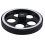 300mm x 6mm Industrial Aluminum Rubber Measurement Encoder Meter Wheel 4
