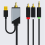 Digital-to-analog audio conversion cable, 5 meters 2