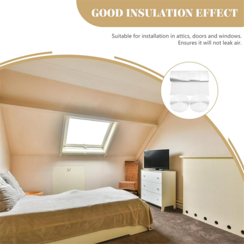 Isolierabdeckung mit selbstklebenden Streifen für Dachbodenventilator, B 2