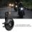 Black Waterproof Horn for Scooter Moped 1
