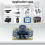 3-piece 100-degree camera module with 0.5-meter cable for WinXP/7/8/10 2