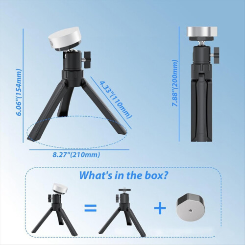 Scalable tripod for mini mounting kit with adapter 1