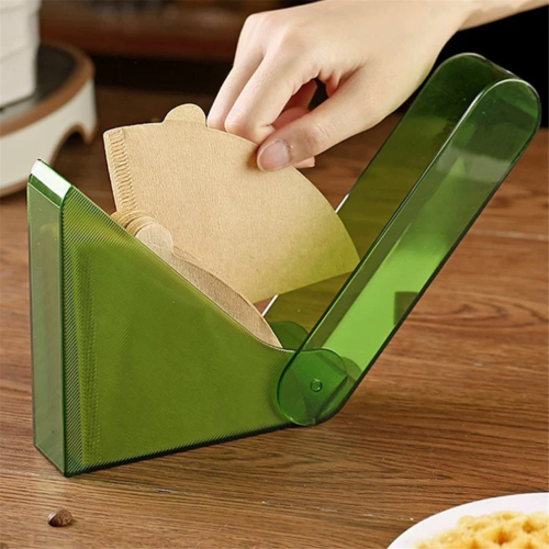 Hållare för kaffefilterpapper med V01 kaffefilterpapper, grönt 2