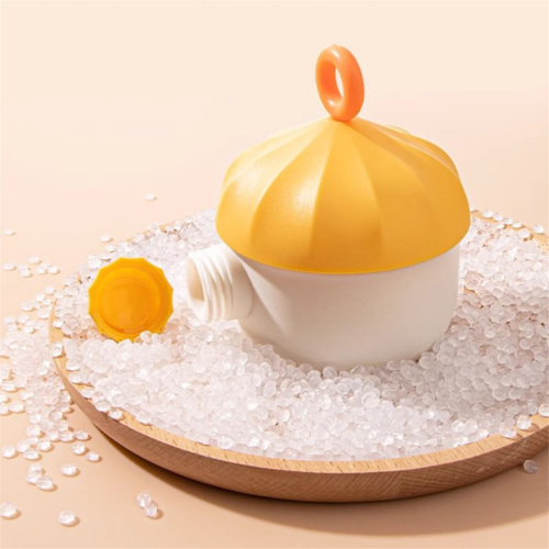 3-layer milk powder dispenser, stackable and portable, yellow 2