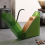 Hållare för kaffefilterpapper med V01 kaffefilterpapper, grönt 4