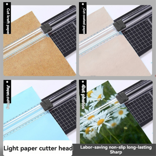 5 Stück Ersatzklingen für Papierschneider, manueller Trimmer, Schiebemechanismus, praktisch 2