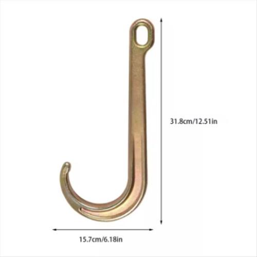 Universal tow hook, replacement hook for tow trucks, J-shaped 2