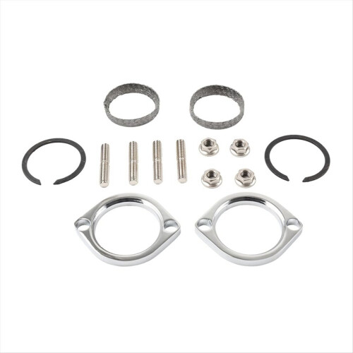 Exhaust flange mounting kit: flanges, gaskets, nuts, washers for 2