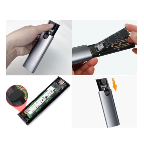M.2 SSD-behuizing NVMe-protocol Externe NVMe-behuizing SSD-box 1