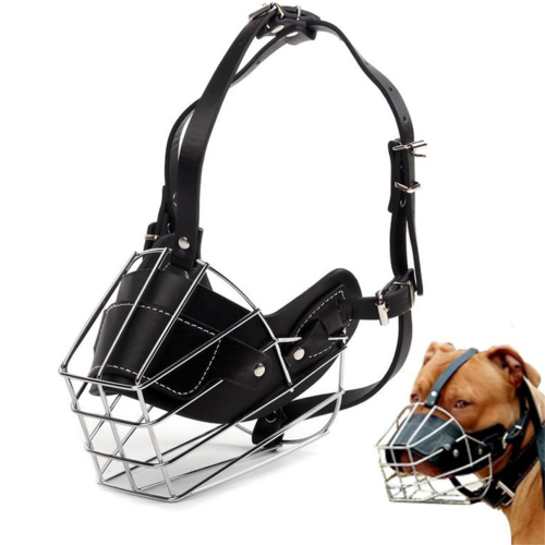 Dog muzzle, mesh muzzle, dog bark stopper, pet supplies, XL 2