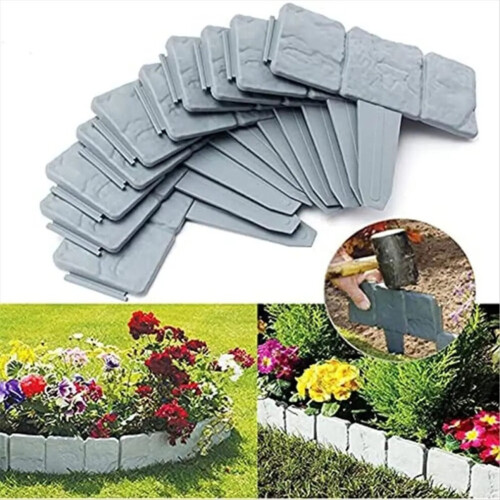 40 Gartenzaunpfosten aus Kunststein, A 1