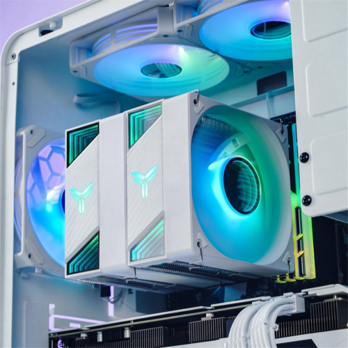 -3000 ARGB Dual-Tower CPU-koeler wit 2