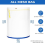 5-pack med 5-gallons nätfilterpåsar, 5-gallons filterpåsar 4