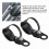 Motorcycle Turn Signal Bracket 2 Pack for 30-45mm Front Fork Scooter Black 6