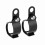 Motorcycle Turn Signal Bracket 2 Pack for 30-45mm Front Fork Scooter Black 13