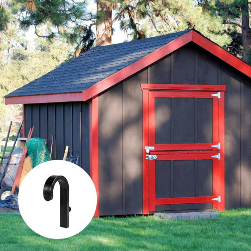 3 tool hooks for sheds, for plastic tools 2
