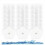 30 flower-shaped filter sponges, white, for swimming pools 2