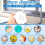 30 flower-shaped filter sponges, white, for swimming pools 3