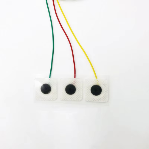 Disposable electrode patches with wire, DIN electrode cable with 3 wires 2