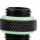 2Pcs Water Cooling Dual External Thread Copper Compression Fittings - Black 2