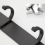 Kitchen hooks without holes, Nordic Space aluminum, single hooks, 7 hooks 4