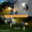 Vattentäta solcellsspotlights, solcellsspotlights för landskapsbelysning 3