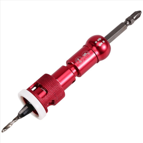 For drilling machines, low-friction depth-stop drill bits, carbide-tipped, B 1