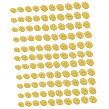 Assorted Color Round Resin Two Hole Sewing On Button For-yellow