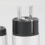 Rhodinierter Schuko-Stecker + C7-IEC-Buchse, EU-Stecker 4