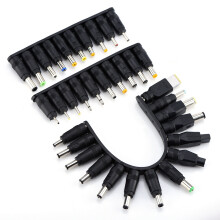 44PCS Universal Laptop DC Power Plugs 5.5*2.1mm Multi-Size Set