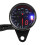Ένδειξη LED Μοτοσικλέτας Ταχύμετρο Gauge12V Universal Διπλό Οδόμετρο Οθόνη Ενδείξεων 3
