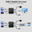 8K USB C KVM-Switch, USB3.1 Typ-C-Splitter 3