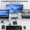 8K USB C KVM-Switch, USB3.1 Typ-C-Splitter 4