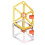 Multifunctional hexagonal ruler for angle setting in woodworking 2