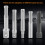 3PC SDS Plus Steel Socket Adapter Set, Chrome-Vanadium, Multiple Sizes 3