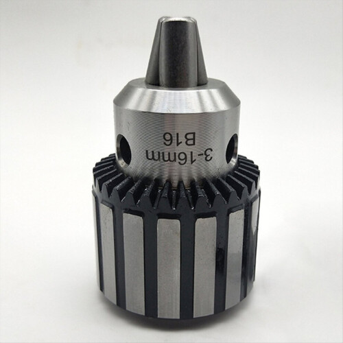 B18 Kegelbohrfutter mit Stahlgehäuse, 3–16 mm, Schraubenschlüsselfutter 1