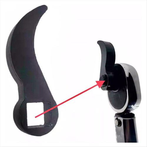 1/2 inch koevoetadaptergereedschap 1