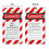 Danger, do not operate, labels, warning, maintenance labels, luggage tags 2
