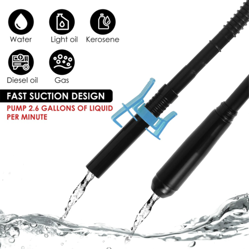 Portable transfer pump, battery-operated electric siphon pump 2