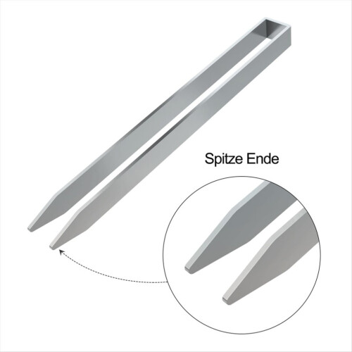 Rosenbogen-Erdanker, 4er-Set für Rosenbogenbefestigungen, silber 1